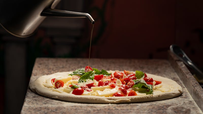 Jet's Signature Detroit-Style Pizza with deep-dish crust
